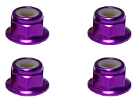 Square SGX-04FP Aluminum Wheelnuts Purple (4 Pcs.)