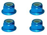 Square SGX-04FTB Aluminum Wheelnuts Light Blue (4 Pcs.)