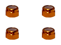 Square SGX-03OR 3mm Alumuttern Orange