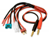 D-MAX B9706 30cm Multi Plug Charge Cord / 4mm Gold