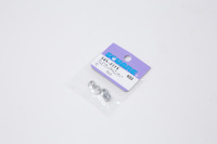 Square SGX-03FS Aluminum M3 Flanged Nuts Silver (4 Pcs.)