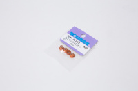 Square SGX-03FOR 3mm Alumuttern mit Flansch Orange (4 St.)