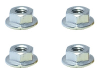 Square SGX-04SS Alu Wheelnuts Silver (Sawteeth)