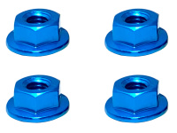 Square SGX-04STB Alu Wheelnuts Light Blue (Sawteeth)