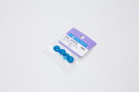 Square SGX-04STB Alu Wheelnuts Light Blue (Sawteeth)