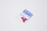 Square SGX-04SPK Alu Wheelnuts Pink (Sawteeth)