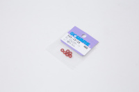 Square SGX-2610R M2.5 Spacer 2.6 x 5.0 x 1.0mm (6 pcs.) - Red