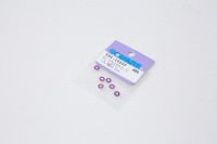 Square SGX-2605P M2.5 Spacer 2.6 x 5.0 x 0.5mm (6 pcs.) - Purple