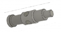 Axon 3B-008-002 TC10/3 Hintere Chassisversteifung Typ B