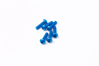 Square NAX-310TB Aluscrews Tamiya Blue Button-Head 6 pcs. M3x10mm