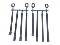 Square TGX-125 6mm Front / Rear Body Posts