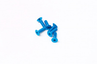 Square SAX-310TB Aluschrauben Tamiya Blau Senkkopf DIN7991 6 St. M3x10mm