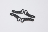 H2RD Carbon Upright Plates for Tamiya TRF421 (4 pcs.) - replacement for MC14