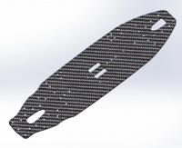 H2RD Carbon Main Deck for Tamiya TRF421