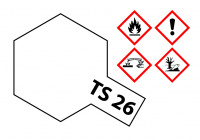 Tamiya 85026 Acryl-Harz-Sprhdose TS-26 Weiss Glnzend