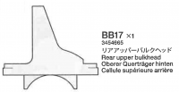 Tamiya 13454665 TRF511 Oberer Quertrger Hinten (Halterung der Dmpferbrcke)