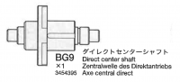 Tamiya 13454395 TRF415MSX MRE Alu Mittelwelle