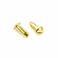 MuchMore 5mm LCG Gold Connector Slotted (2 pcs)