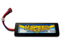 H-Speed HSPLI008 2S 7.4V 4000mAh Lipo Battery Stick (T-Plug)