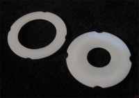 Tamiya Differential Dust Covers (37T Pulleys) - White