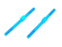 Square SGX-3045TB Alu Rechts/Links Gewindestangen M3x45mm (2) Hellblau