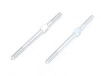 Square SGX-3050S Alu Rechts/Links Gewindestangen M3x50mm (2) Silber