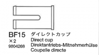 Tamiya 19804268 TRF415MSX Marc Rheinard Edition Kunststoff Ausgnge der Starrachse (2 St.)