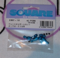 Square SMF-18 Tamiya M-03 M-03M Aluminum Stabi Ball Set
